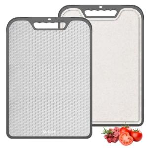 Double-Sided Stainless Steel Cutting Board 16”x11”