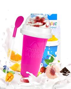 DIY Slushie Maker Cup with Lid & Straw