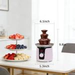 Micnaron 3-Tier Mini Chocolate Fountain for Parties