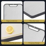 Double-Sided Stainless Steel Cutting Board 16”x11”