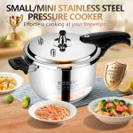 3-Quart Stainless Steel Pressure Cooker for Small Meals