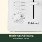 Cuisinart Compact White 2-Slice Toaster CPT-122