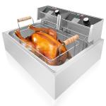 Large Capacity Electric Deep Fryer with Basket