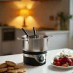 Electric Fondue Pot Set for 6 People
