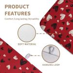 Valentine's Day Love Heart Dish Drying Mat