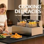 Large Capacity Electric Deep Fryer with Basket
