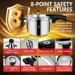 3-Quart Stainless Steel Pressure Cooker for Small Meals