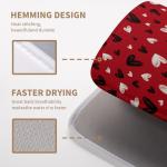 Valentine's Day Love Heart Dish Drying Mat