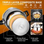 3-Quart Stainless Steel Pressure Cooker for Small Meals