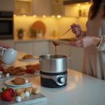 Electric Fondue Pot Set for 6 People