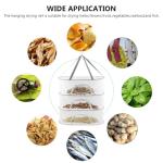 3-Layer Foldable Herb Drying Rack with Stripper