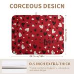 Valentine's Day Love Heart Dish Drying Mat