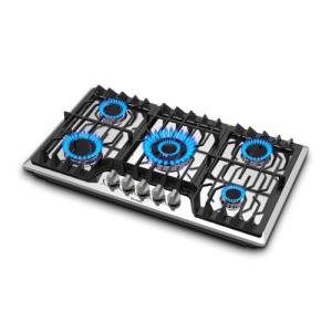 TOPWISH 36-Inch 5-Burner Gas Cooktop
