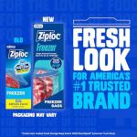 Ziploc Gallon Freezer Bags, 66 Count, 2 Pack