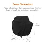 Amazon Basics Waterproof 60-Inch Gas Grill Cover