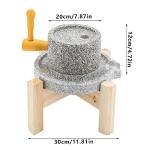 Manual Granite Stone Grain Mill for Seeds and Nuts
