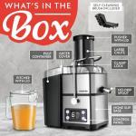 Gourmia 6-Speed Digital Juice Extractor with Chute
