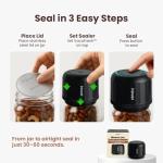 Electric Mason Jar Vacuum Sealer Kit with Lids