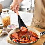 Nonstick Cooking Spoon Set - Silicone and Wood