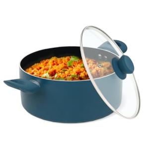 Prime Cuisine 5 QT Nonstick Dutch Oven with Lid