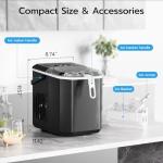 ZAFRO Portable Ice Maker - Quick, Quiet, Compact