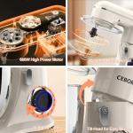 CEBORY 3-IN-1 6.5QT Electric Stand Mixer