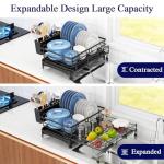 COHOSEGE Large Black Dish Drying Rack
