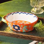 ONECCI 28oz Ceramic Casserole Dish with Handles