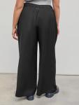 CIDER Black Wide Leg Pants for Curvy Sizes