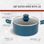 Prime Cuisine 5 QT Nonstick Dutch Oven with Lid