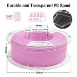 Food Safe PLA Filament 1.75mm, Pastel Pink