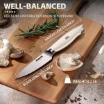 Huusk 3.5" Ultra Sharp Paring Knife with Handle