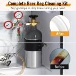 Kegerator Cleaning Kit with 30 Tablets and Tools