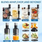SUNVIVIPRO 1000W Professional Immersion Hand Blender