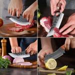 WXCOO 3-Piece High Carbon Steel Knife Set