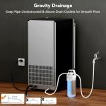 Coolski 15" Under Counter Ice Maker Machine