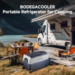 BODEGA 53Qt Portable Dual Zone Car Fridge