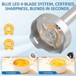 SUNVIVIPRO 1000W Professional Immersion Hand Blender