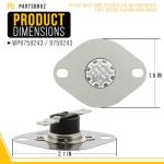 Thermal Fuse for Whirlpool KitchenAid Maytag Ovens