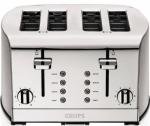 KRUPS Stainless Steel 4-Slice Toaster with Settings