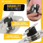 Thermal Fuse for Whirlpool KitchenAid Maytag Ovens