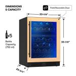 Zephyr Presrv 24" Dual Zone Wine Fridge