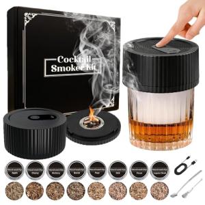 Electric Whiskey Smoker Kit with 8 Wood Chips