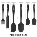 NileHome 6-Piece Silicone Spatula and Brush Set
