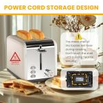 Simple Deluxe 2-Slice Toaster with Wide Slot