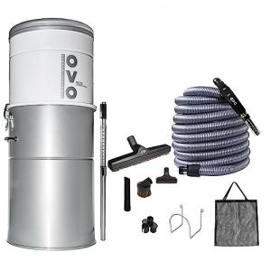 OVO Heavy Duty Central Vacuum System with Accessories