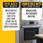 Thermal Fuse for Whirlpool KitchenAid Maytag Ovens