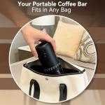 Compact Electric Burr Coffee Grinder with 40 Settings