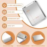 Deedro Stainless Steel Baking Sheet Set of 2