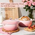 Umite Chef 6QT Enameled Cast Iron Dutch Oven